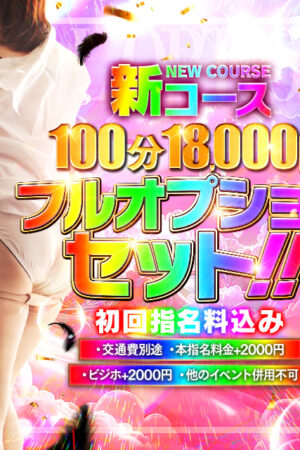 フルオプション込み100分